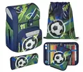 Scooli - EasyStart Schulranzen Set - ergonomischer Tornister für die Grundschule - mehrteiliges Set - Soccer Champion