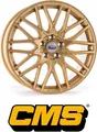 CMS C25 complete gold gloss 9x20 ET33 - LK5/112 ML66.5 Alufelge gold