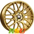 CMS C25 complete gold gloss 9x20" ET33 LK5 112 ML 66.5 Alufelgen 20 Zoll