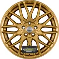 CMS C25 complete gold gloss 9x20 ET33 - LK5/112 ML66.5 Felge Alu