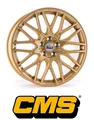 4x CMS C25 9x20 5/112 ET33 Complete Gold Gloss
