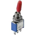 Wentronic Goobay Kippschalter Miniatur, Blau - EIN-EIN, mit Lötösen (10020)