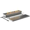 muenkel design safety burner [manueller Ethanol Brenner]: 600 mm - 2x Schutzglas