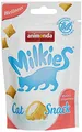 animonda Milkies Katzensnack mit Milch - Knusperkissen Selection Mixpack (6 x 30g), getreidefreie Katzenleckerli Milch Katzensnacks für Erwachsene Katzen