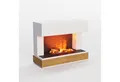 GLOW FIRE Elektrokamin Fontane Wasserdampf Kamin, Elektrischer Kamin, Wasserdampfkamin mit 3D Feuer und Knisterfunktion