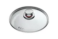 WMF Topfdeckel Glasdeckel 0778206380 20 cm mit Metallgriff, für Serie Quality One mit Ø 20 cm