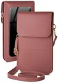 moex Handyhülle moex® CitySling für Samsung Galaxy S24, Handytasche zum Umhängen kleine Handtasche mit Handyfach Touch-Fenster