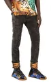DOLCE & GABBANA 5-Pocket-Jeans Jeans Limited Ny Tiger Stretch Slim FIt Röhrenjeans Denim Logo-Plakette aus Metall, Tigerprint-Details