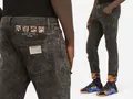 DOLCE & GABBANA Skinny Jeans Tiger Stretch Slim FIt Röhrenjeans Denim Icon IT 50