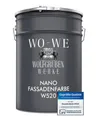 WO-WE Fassadenfarbe Nano Fassadenfarbe Außen Mauerfarbe Aussenfarbe W520, 0,75-20L, Hausfassaden
