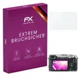 atFoliX Glasfolie kompatibel mit Fujifilm X-E2 Displayfolie, 9H Hybrid-Glass FX Schutzpanzer Folie