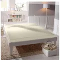 REDBEST Jersey-Stretch Spannbettlaken San Francisco 100% Baumwolle, Natur Größe 90x190 cm - 100x200 cm - weiche Qualität, bügelfrei, Rundumgummi, bis 20 cm Höhe