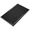 WEST & EAST Fußmatte Aluminum Fußabtreter außen, Schmutzfangmatte Außenbereich, Rechteckig, Höhe: 10 mm, Fußabtreter Schwarz 55x90 cm, Wetterfeste Eingangsmatte schwarz 55 cm x 90 cm x 10 mm