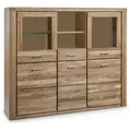 Elfo Highboard Tabea Holz Braun Wildeiche