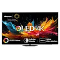 Hisense 55A85N 139cm (55 Zoll) Fernseher, 4K UHD OLED Smart TV,120Hz, HDMI 2.1, Game Mode Pro, AMD FreeSync Premium, Dolby Vision IQ & Atmos, Bluetooth, Alexa Built-in, Schwarz, [2024]