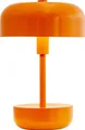 Tischlampe, Kabellos Dimmbar Tischleuchte, Led Tischleuchte Metall, Leselampe, USB Wiederaufladbare, Haipot orange