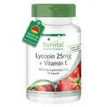 Lycopin 25 mg 90 Kapseln mikroverkapselt + Vitamin E hochdosiert VEGAN fairvital
