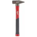 Milwaukee Fiberglas Schlosserhammer, Stiel Mit Softgripummantelung, Hoher Anwenderkomfort, Din 1041, 200 - 1000g