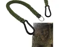 BWuM Schlüsselanhänger Bundeswehr Schlüsselband geflochten mit Karabiner