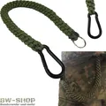 BUNDESWEHR SCHLÜSSELBAND GEFLOCHTEN MIT KARABINER BW SCHLÜSSELANHÄNGER PARACORD