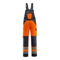 Mascot Gosford Latzhose Größe 76C54, hi-vis orange/schwarzblau