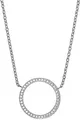 Bering Silberkette Halskette aus Edelstahl mit rundem Anhänger - Bering Jewelry
