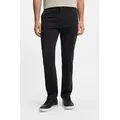 BOSS ORANGE Chinohose slim mit Gesäßtaschen schwarz 38