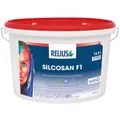 Relius Silcosan F1 Fassadenfarbe weiß 3 Liter - Premium Siliconharz Fassadenfarbe für extrem lange Lebensdauer