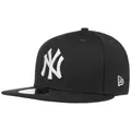 New Era Baseball Cap (1-St) Flatbrim Hinten geschlossen schwarz 7 7/8 (62,5 cm)
