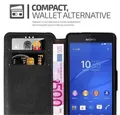 Cadorabo Handyhülle für Sony Xperia Z3 COMPACT Hülle Sony Xperia Z3 COMPACT, Klappbare Handy Schutzhülle - Hülle - mit Standfunktion und Kartenfach