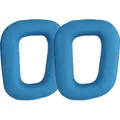 kwmobile 2x Ohr Polster für Logitech G430 / G35 / G930 / F450 Ohrpolster - Ersatz Ohrpolster - Kopfhörer Ersatzteile - Kopfhörer Ersatzpolster für - Blau