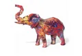 Arnusa Dekofigur Elefant 38 cm Modernes Pop Art und Graffiti Design geometrisch, Skulptur Dekoration