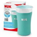 NUK Magic Cup Edelstahl – Türkis, Bruchsicher & isolierend