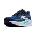 Brooks Damen Ghost 17 Sneaker, Navy/Green/Turquoise, 40 EU