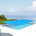 [en.casa] Solar Poolabdeckung Ferrarno Abdeckplane für Pool eckig 549 x 274 cm Solarplane aus PE für Schwimmbad selbstschwimmend Solarfolie Blau