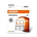 W21W OSRAM 12V  W3x16d 12V BREMSLICHT RÜCKLICHT LAMPE GLÜHBIRNE 2x STÜCK