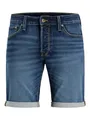 JACK&JONES Herren Jjirick Jjicon I.k Mf 132 Sn Shorts, Blue Denim, S