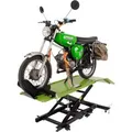 TRUTZHOLM Motorradhebebühne Hydraulisch 360 kg Breite 47 cm Schwarz Grün