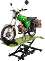 Motorradhebebühne hydraulisch 360 kg Breite 50 cm kleiner Motorradheber Scherenheber Heber in grün