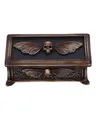 Horror-Shop Dekofigur ",Death´s Head", Totenschädel mit Motten