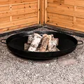 Garten Kumpel Klöpperboden mit Griffen Ø 79 cm Madrid Feuerschale Pflanzschale 41002
