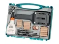 Wolfcraft Sortimentsbox 78 tlg Dübelset Holzdübel inkl. Bohrer und Leim