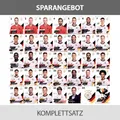EM EURO 2020 REWE Sammelkarten - 1 Komplettsatz