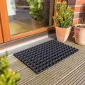 Astra Fussmatte, Schwarz, Textil, 60x80 cm, Teppiche & Böden, Fuß & Stufenmatten, Fußmatten und Schmutzfangmatten