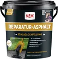 MEM Reparatur Asphalt schwarz, 10 kg Schlagloch-Ex Mischgut