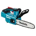 Makita Akku-Kettensäge DUC254Z, 25 cm Schwertlänge, Einzelgerät, ohne Akku & Ladegerät, LXT, Bürstenloser Motor, automatische Kettenölung blau