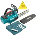 Makita Akku-Kettensäge DUC254Z, 25 cm Schwertlänge, 18V, 24 m/s, ohne Akku und Ladegerät blau|schwarz
