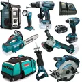 MAKITA 18V DUC254 Akku Kettensäge Combo Kit + DMR107 + DHP458 + DTD152 +++