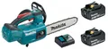 Makita DUC254Z Top Handle Akku-Kettensäge 25cm 18V mit 2x Akku 3Ah + Ladegerät