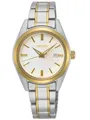 Seiko SUR636P1 Damenuhr Quarzwerk Edelstahl bicolor gold 10 bar Saphirglas Perlmuttzifferblatt Lumi